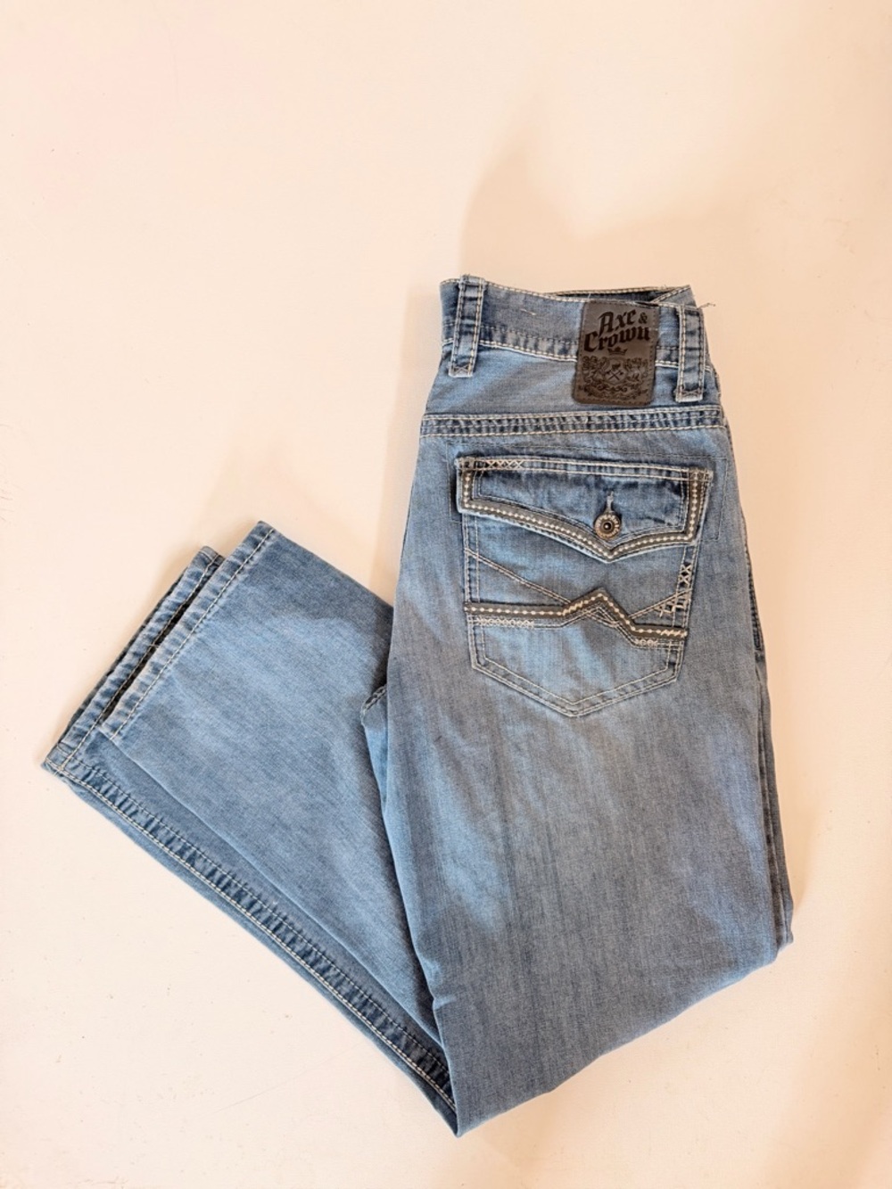 Axe & Crown straight distressed jeans